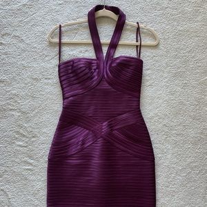 Purple BCBG Max Azria cocktail dress